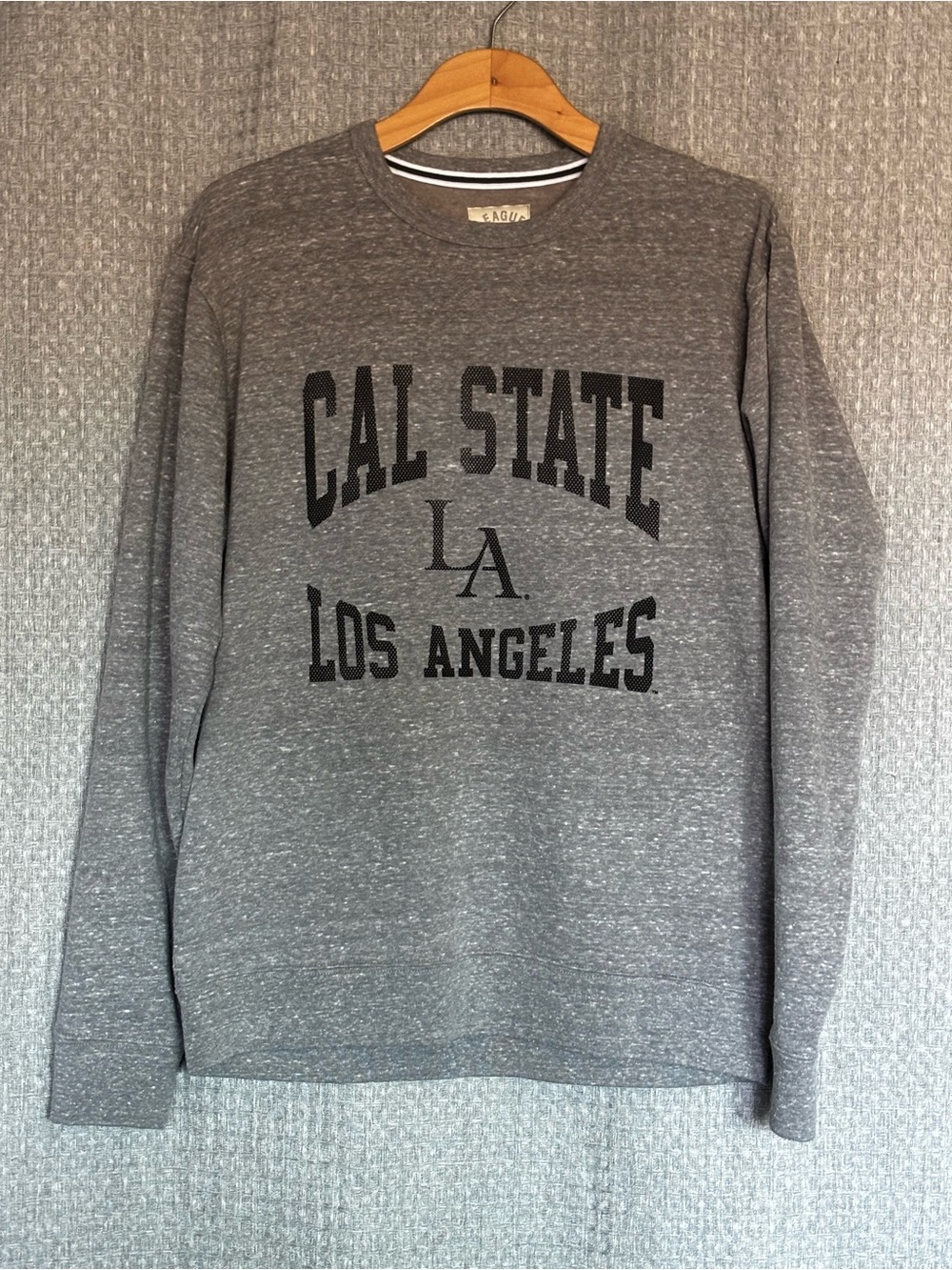 League Gray Cal State Los Angeles Crewneck Sweatshirt